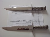 JEAN TANAZACQ RARE 1982/83 VINTAGE SURVIVAL KNIFE MODEL R2-THE RAREST OF ALL MODELS FROM THIS AMAZING MAKER - 11 of 12