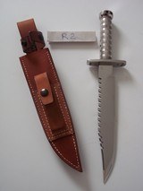 JEAN TANAZACQ RARE 1982/83 VINTAGE SURVIVAL KNIFE MODEL R2-THE RAREST OF ALL MODELS FROM THIS AMAZING MAKER - 3 of 12