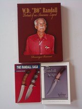 Randall # 5 Camp & Trail Knife-Randall # 3 Hunter-3 rare Books On Randall Knives and W.D."BO" Randall-Immaculate condition-unread-unopened-A - 6 of 7
