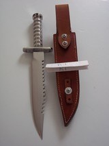 JEAN TANAZACQ RARE 1982/83 VINTAGE SURVIVAL KNIFE MODEL R1-THE RAREST OF ALL MODELS FROM THIS AMAZING MAKER - 4 of 9