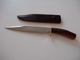 Bill Bagwell Combat Bowie June 1983 Marietta,TX. Master Smith stamp-A Sacrcity in today's marketplace-A beauty! - 2 of 12