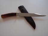 Bill Bagwell Combat Bowie June 1983 Marietta,TX. Master Smith stamp-A Sacrcity in today's marketplace-A beauty! - 6 of 12