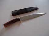 Bill Bagwell Combat Bowie June 1983 Marietta,TX. Master Smith stamp-A Sacrcity in today's marketplace-A beauty! - 1 of 12