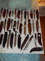 Astonishing William F. "Bill" Moran,Jr. Custom Knife Collection-Many One-of-A-Kind-Provenance Letters-All Shown In Books! - 3 of 15