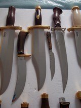 Astonishing William F. "Bill" Moran,Jr. Custom Knife Collection-Many One-of-A-Kind-Provenance Letters-All Shown In Books! - 14 of 15