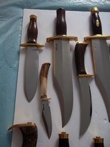 William F. "Bill" Moran Jr. Model "Rio Grande Camp Knife"& William F."Bill" Moran,Jr. Model M-5 "Airman" 1967 - 5 of 5