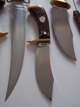 William F. "Bill" Moran,Jr. ModelM-12 "Camp & Skinning KNife" from 1962 Shown in books Signed Scabbard by Moran A Unique piece - 5 of 5