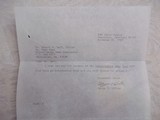 MORAN FIRE & STEEL by Wayne V. Holter 1982 Rare copy signed by The Author Original Hand-typed letter from the Author - 3 of 3