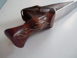 William R. "Bill" Hurt Second Camp Knife model ever produced April 1997 "The Beast # 2" Curly Maple handle Silver Wire inlays. - 6 of 7