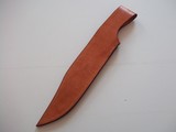 Harold Corby Rare "YENZER" Bowie Custom-Made Leather Scabbard May 1982- Original Scarce 1982 Knife Catalog Signed by Maker - 2 of 6
