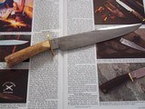 Bill Bagwell
scarce Damascus Combat Bowie DeFuniak Springs, Florida Master Smith stamped blade- A Rarity - 1 of 7