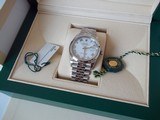 Brand new late 2019 Rolex men's 36mm Oyster Perpetual DATEJUST Model 126200 watch, unworn, in oystersteel with the 62800 Jubille bracelet, 12-hour - 3 of 6