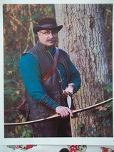 JEAN TANAZACQ BIG GAME BOW HUNTER BLACK MICARTA HANDLE BRASS FITTINGS- A MIGHTY KNIFE-ONE-OF-A-KIND-STUNNING - 6 of 6