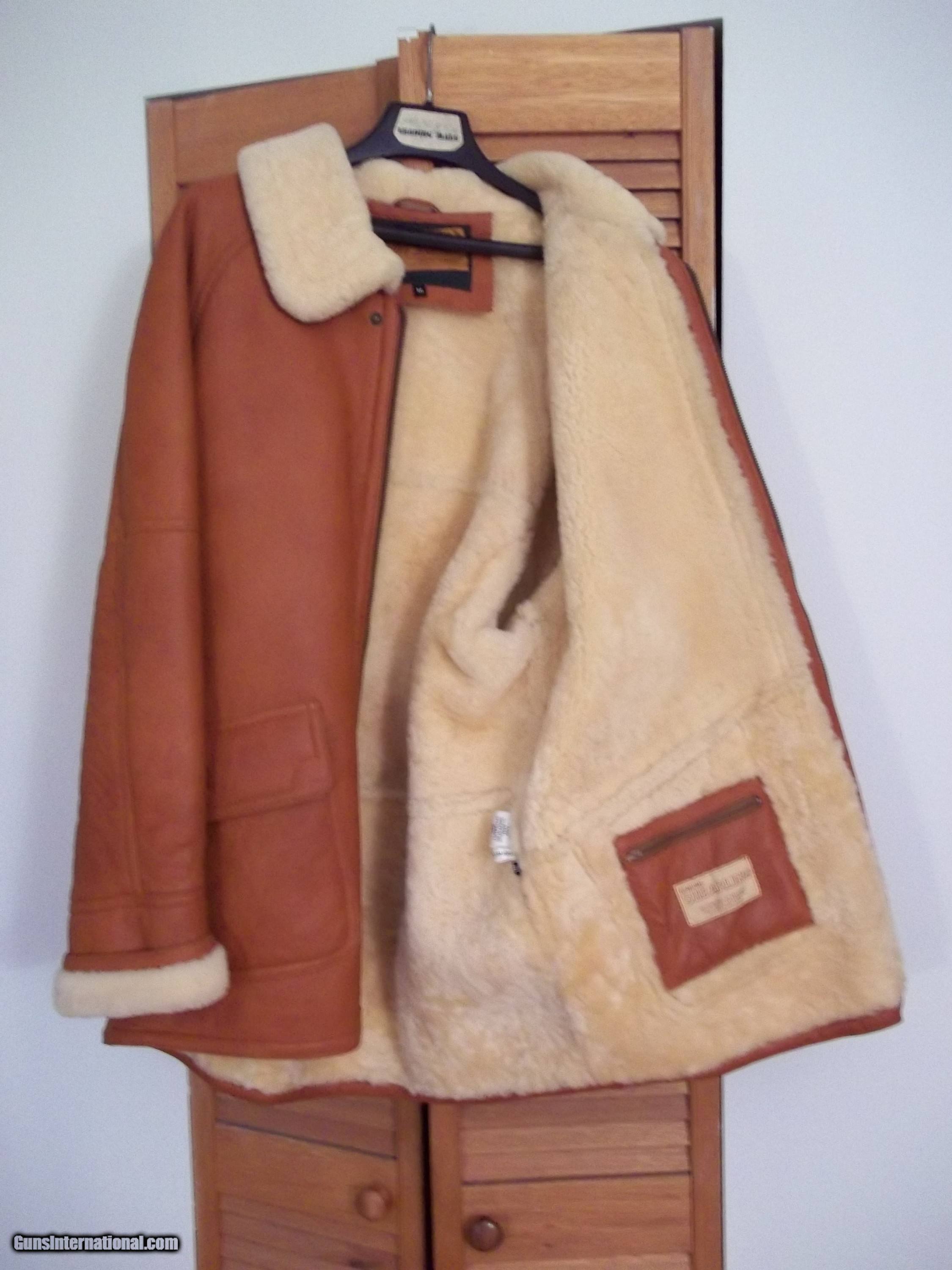 Davoucci shearling outlet coat