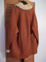 WALTER DAVOUCCI NEW YORK CONGO PURE SHEERLING3/4 MAN'S COAT WITH WHITE FURSIZE M - 9 of 12