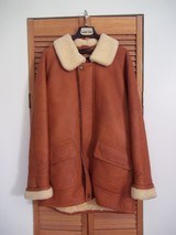 WALTER DAVOUCCI NEW YORK CONGO PURE SHEERLING3/4 MAN'S COAT WITH WHITE FURSIZE M - 1 of 12