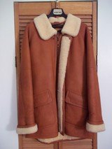 WALTER DAVOUCCI NEW YORK CONGO PURE SHEERLING3/4 MAN'S COAT WITH WHITE FURSIZE M - 2 of 12