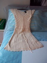 Victoria's Secret Lady'sHigh-Quaity Crochet Dress by Moda Intarnational-Discontinued-Stuuning piece of clothing-Summer/Fall wear - 1 of 5