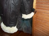 Classic B-3 Sheepskin Leather Bomber Jacket by K-2 FashionNY Inc. Astoria, New York - 3 of 12