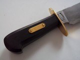 Bill Bagwell Seldom seen Camp/Bush Model Made In DeFuniak Springs, Fla. 1980. Ebony Hamdle-Escutcheon-BRass Double Guard-A Rarity - 6 of 7