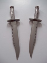 Jean Tanazacq Rare Rambo 1 & Rambo 2 Hollow-Handled Survival Custom Knives 1982-A True Rarity set - 9 of 15