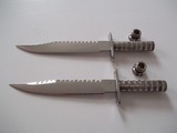 Jean Tanazacq Rare Rambo 1 & Rambo 2 Hollow-Handled Survival Custom Knives 1982-A True Rarity set - 6 of 15