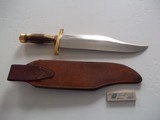 Randall Model # 12-11"Smithsonian Bowie December 1953 Brass lugged guard Stag Handle Original H.H. Heiser Scabbard - 4 of 13