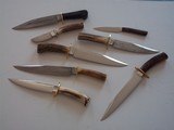 Bill Bagwell Knife Collection-Most Are One-of-A-Kind-4 Master Smith Stamped blades-3 Blades Are Stamped DAMASCUS-Mint Condition - 4 of 11