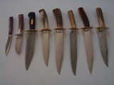 Bill Bagwell Knife Collection-Most Are One-of-A-Kind-4 Master Smith Stamped blades-3 Blades Are Stamped DAMASCUS-Mint Condition - 9 of 11