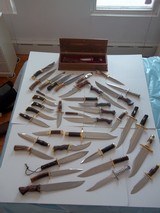 Most Astonishing Custom Knife Collection Ever Assembled-The Best Out There-Unsurpassed-Unequaled-Simply The Bestst - 1 of 12