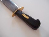 Bill Bagwell Seldom seen Camp/Bush Model Made In DeFuniak Springs,Fla.1980. Ebony Handle-Escutcheon-Brass Double Guard-A Rarity - 6 of 10