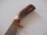 Marble's Custom-Ordered Trailmaker Model Hunter with Rare India Sambar Stag antler handle 1989 A Rarity in today's marketplace - 8 of 10