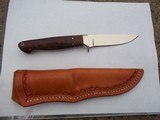 J.B. Moore Small Utility-Hunting Knife Exotic wood Nickel Silver guard A real Beauty! - 2 of 5