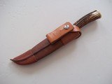 William R. Hurt Bowie/Fighter Nickel Silver Guard fancy File Work Curly Maple Handle Ivory Butt Cap With PIns - 12 of 12