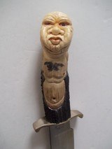 James L. Batson,Jr."Goliath" embellished and carved by Paul G. Grussenmeyer with oriental and ancient head. - 2 of 4