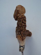 Randall Model # 2-7" Fighting StilettoCarved Handle with 18 faces A Masterpiece Original Scabbard - 8 of 9