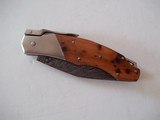 ristigouche 1760 bois d'if folding knife: unique "palanquille" knife system dating from the 18th century, france astonishing piece!