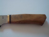 Thierry Le Senecal Japanese Style Kitchen Knife San Mai Steel Beech wood handle - 4 of 7