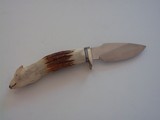 Randall Model # 11 Alaskan Skinner Sambar Stag Handle Carved Polar Bear - 4 of 7