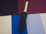 Bill Bagwell One-of-A-Kind Dagger Engraved by Bagwell Brass Double Guard Scarce Double Markings Bagwell & DOUBLE EXTRA FORGED - 9 of 11