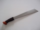 Shiva Ki One Of a KindMachete 2004 Cocobolo Handle Japanese Raw Silk Wrap-German Silver guard-The Best! - 3 of 11