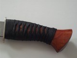 Shiva Ki One Of a KindMachete 2004 Cocobolo Handle Japanese Raw Silk Wrap-German Silver guard-The Best! - 7 of 11