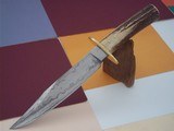 Bill Bagwell Scarce Composite Damascus Bowie