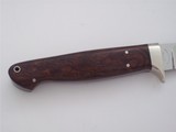 J. B. Moore Exceptional and Very Scarce Hunting Model German Silver guard Exotic wood handle A Real Beauty Knife # 1140! - 3 of 5
