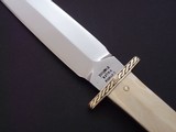 Bill Bagwell One-of-A-Kind Dagger Engraved by Bagwell Brass Double Guard Scarce Double Markings Bagwell & DOUBLE EXTRA FORGED - 4 of 5