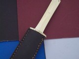 Bill Bagwell One-of-A-Kind Dagger Engraved by Bagwell Brass Double Guard Scarce Double Markings Bagwell & DOUBLE EXTRA FORGED - 5 of 5