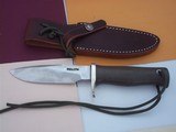 Randall Made Knives Model # Woodsman German silver guard, Green Micarta Handle, Wrist Thong - 2 of 5