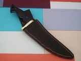 Shiva Ki Second ever produced Gator Hunter Bowie 1980 production single brass guard, cocobolo handle black clay-tempered - 8 of 10