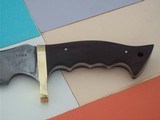 Shiva Ki Second ever produced Gator Hunter Bowie 1980 production single brass guard, cocobolo handle black clay-tempered - 4 of 10