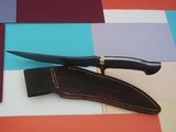 Shiva Ki Second ever produced Gator Hunter Bowie 1980 production single brass guard, cocobolo handle black clay-tempered - 7 of 10